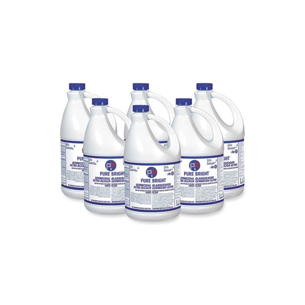 Kik International PureBright, LIQUID BLEACH, 1 GAL BOTTLE, 6PK BLEACH6 ...